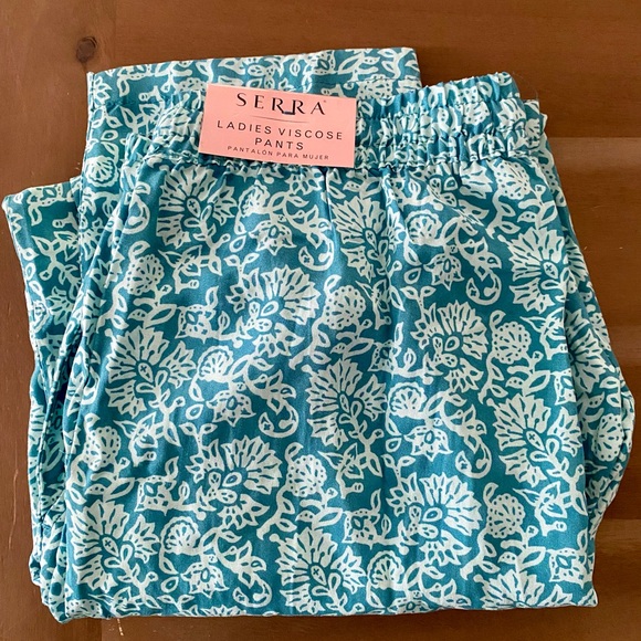 New Serra Ladies Viscose Pants Teal - Multiple Sizes - Picture 4 of 4